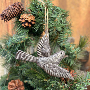 Mini Ornate Metal Birds