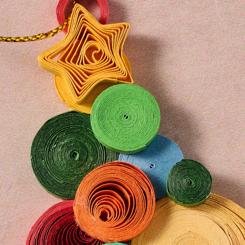 Banh Quilled Tree Ornament
