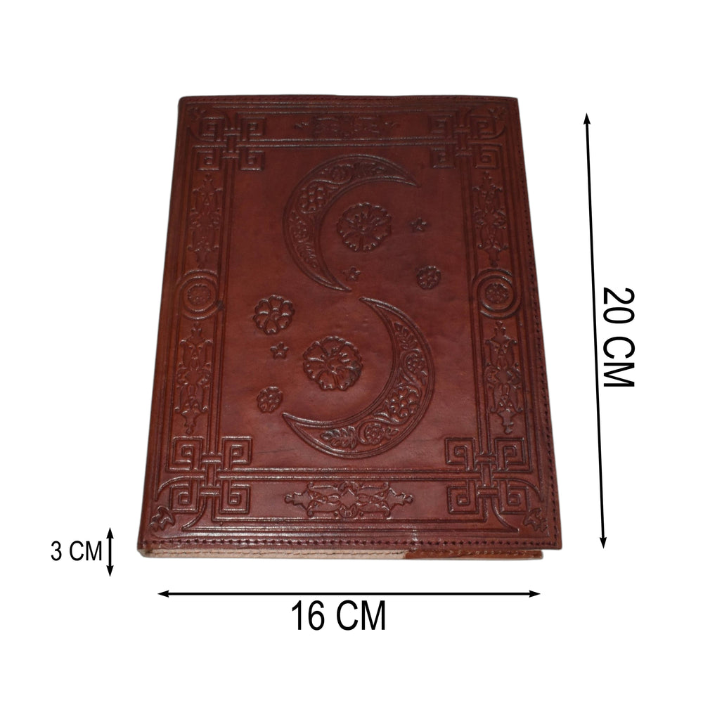 Crescent Moon Leather Journal