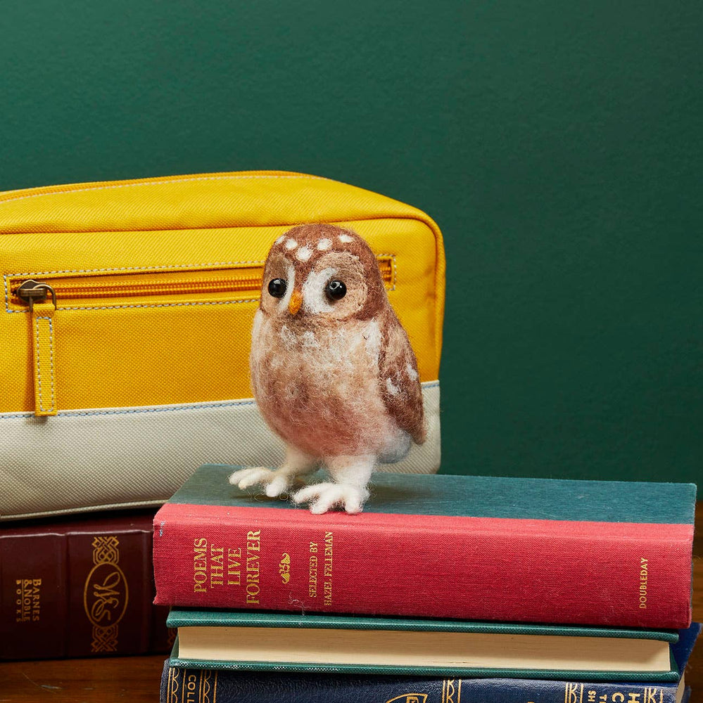 Wise Felted Owl