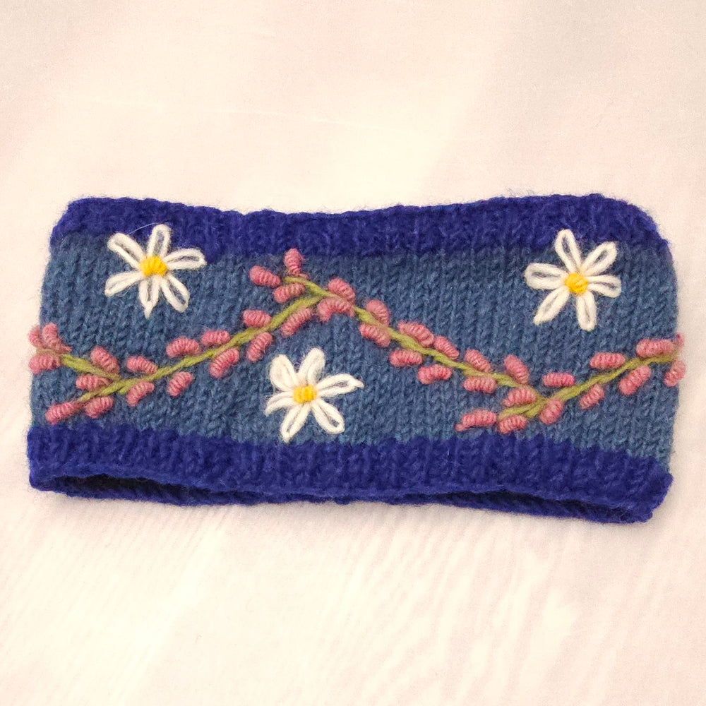 Vine Embroidered Headband