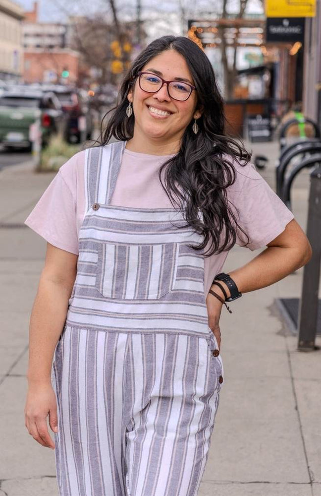 Cotton Overall Romper