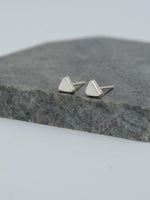 Tiny Triangle Sterling Studs