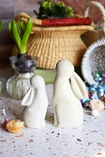 Singing Soapstone Bunnies
