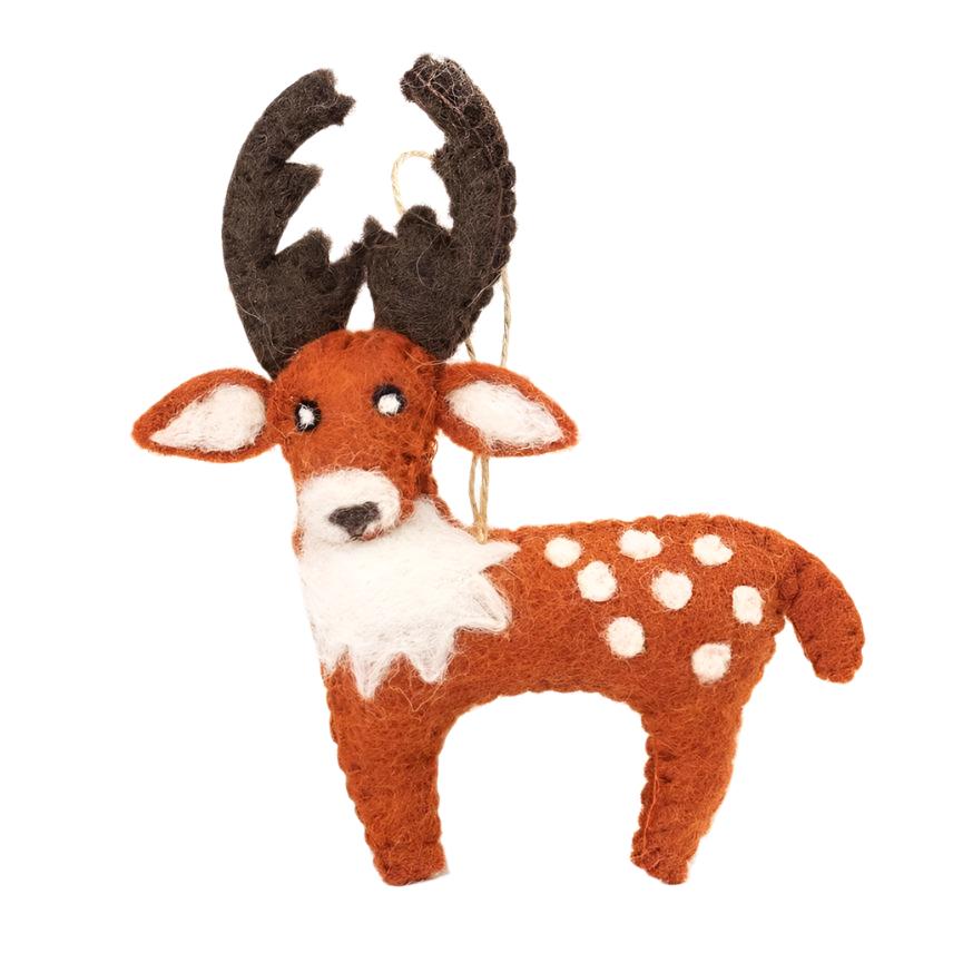 Felted Forest Ornaments