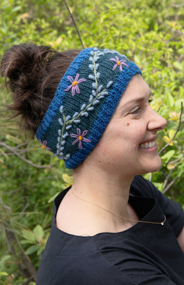 Vine Embroidered Headband