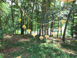 Recycled Metal Mushroom Garland