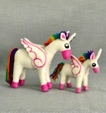 Small Felted Unicorn