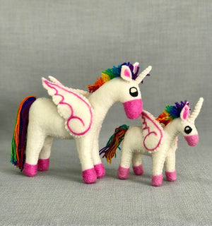 Small Felted Unicorn