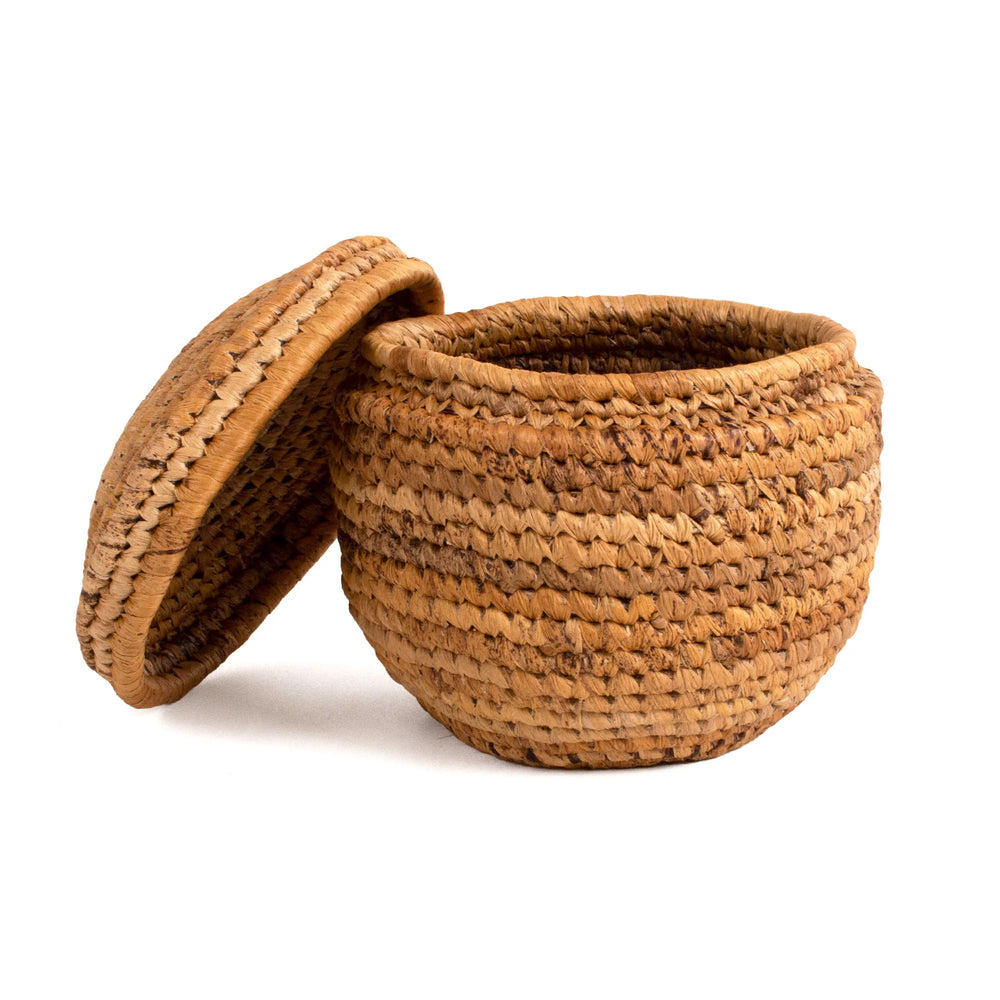 Banana Bark Lidded Box