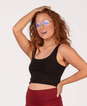 Fitted Cropped Tank Top