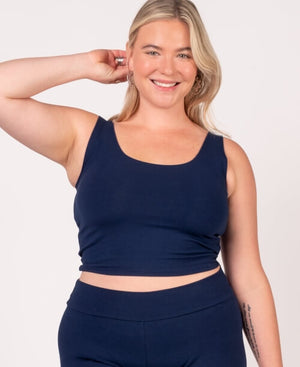 Fitted Cropped Tank Top