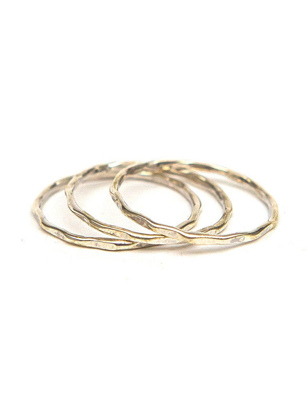 
                
                    Load image into Gallery viewer, Textured Sterling Stacking Ring
                
            