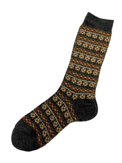 Baltic Stripe Alpaca Socks