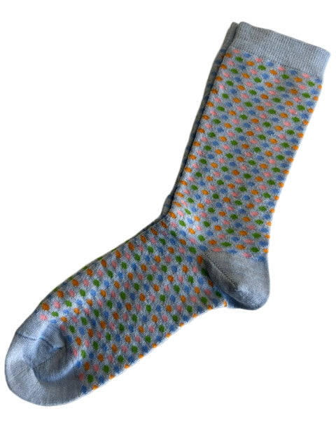 Alpaca-Bamboo Polka Dot Socks