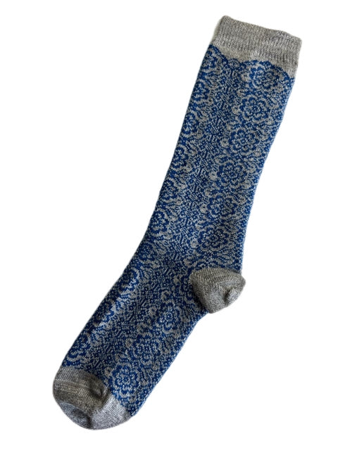 Peace Rose Alpaca Socks