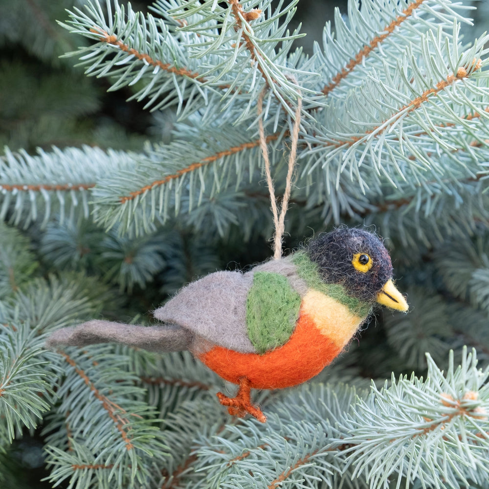 Felt Bird Ornaments