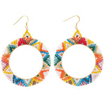 Alissa Beaded Hoops