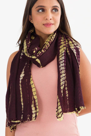 Shibori Wool Shawls