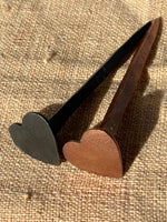 Small Handforged Heart Nail