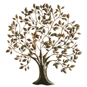 Leafy Tree Metal Art