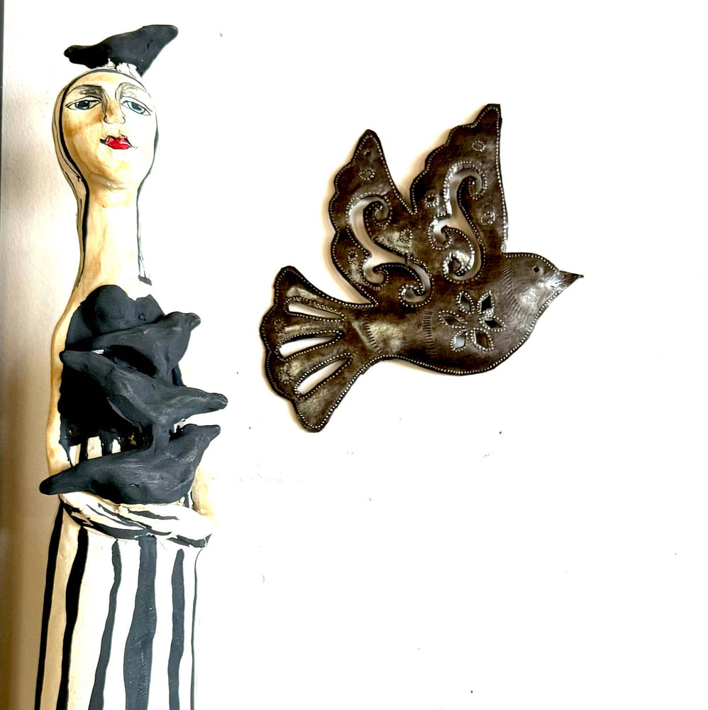 Small Metal Peace Doves