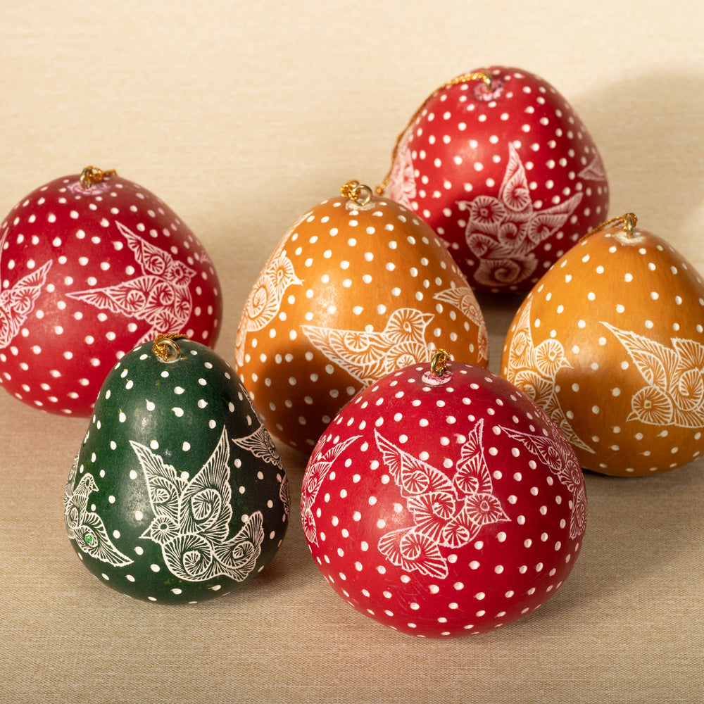 Dove Gourd Ornaments