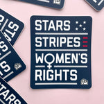 Star, Stripes, Women's Rights Sticker