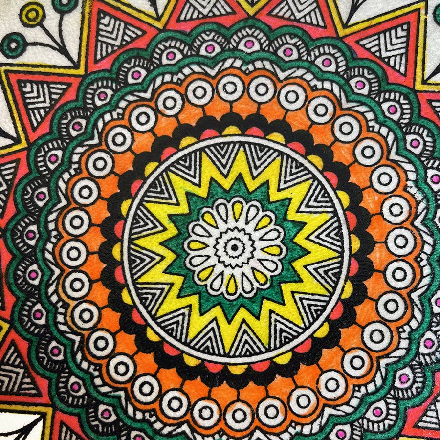 Mandala Frame Drum Instrument