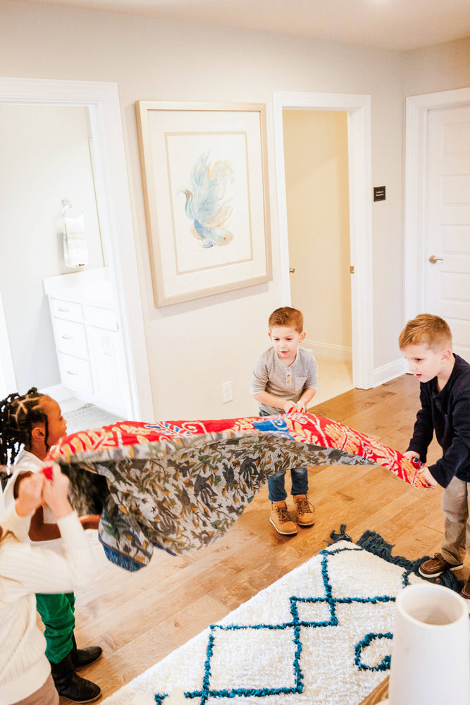 Kantha Throw Blanket