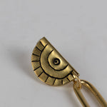 Brass Miduara Drop Earrings