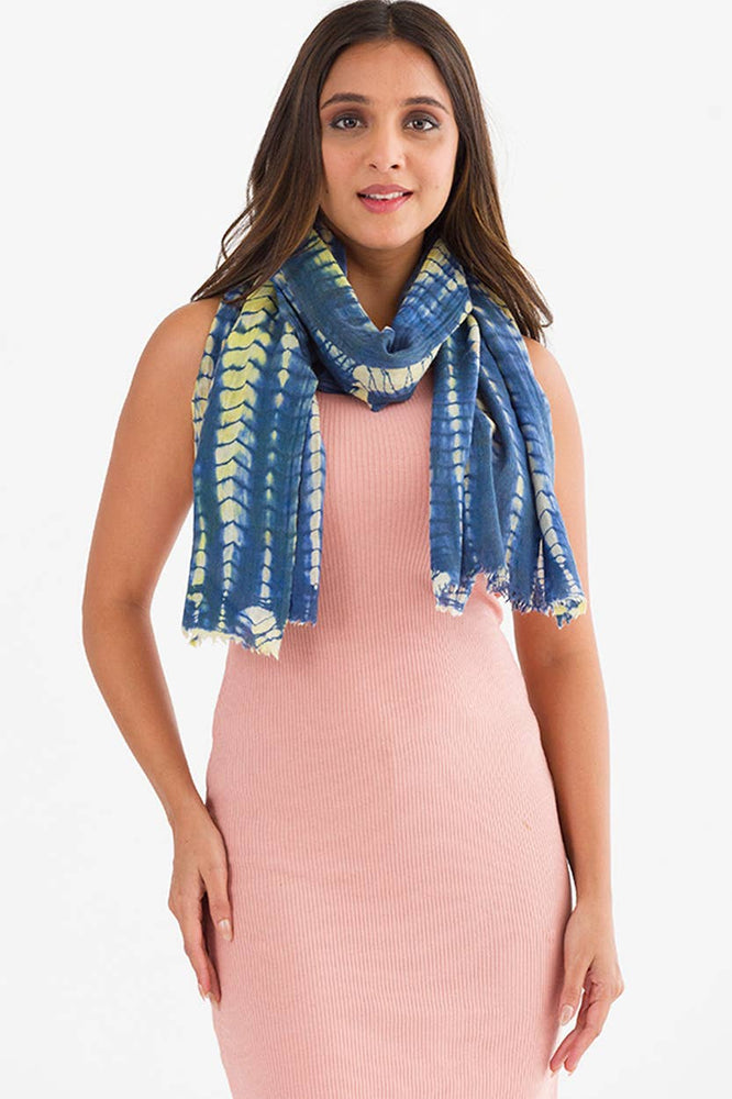 Shibori Wool Shawls