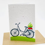 Bicycle Growing Paper Card