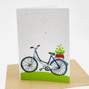 
                
                    Load image into Gallery viewer, Bicycle Growing Paper Card
                
            