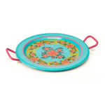 Bright Floral Enamel Tray