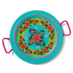 Bright Floral Enamel Tray
