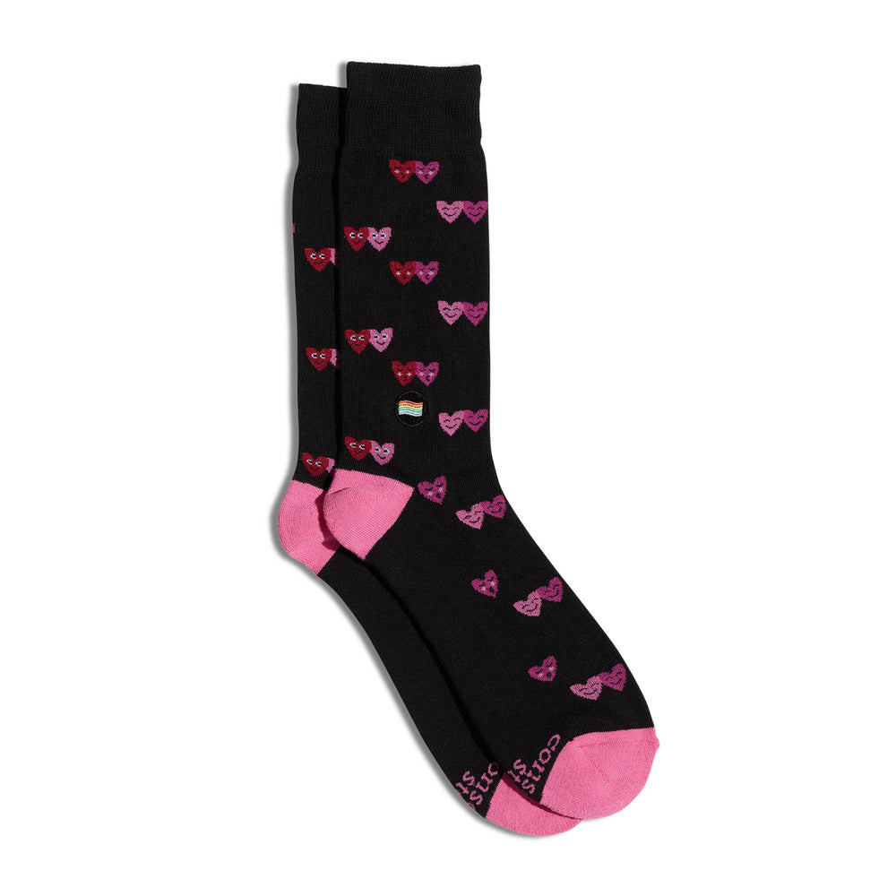 Socks that Save LGBTQ Lives - Black Hearts