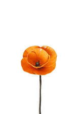 Recycled Metal Poppy Garden Stake