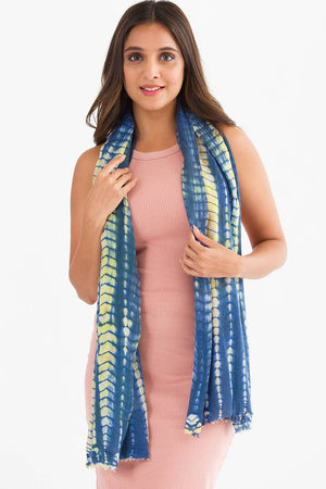 Shibori Wool Shawls