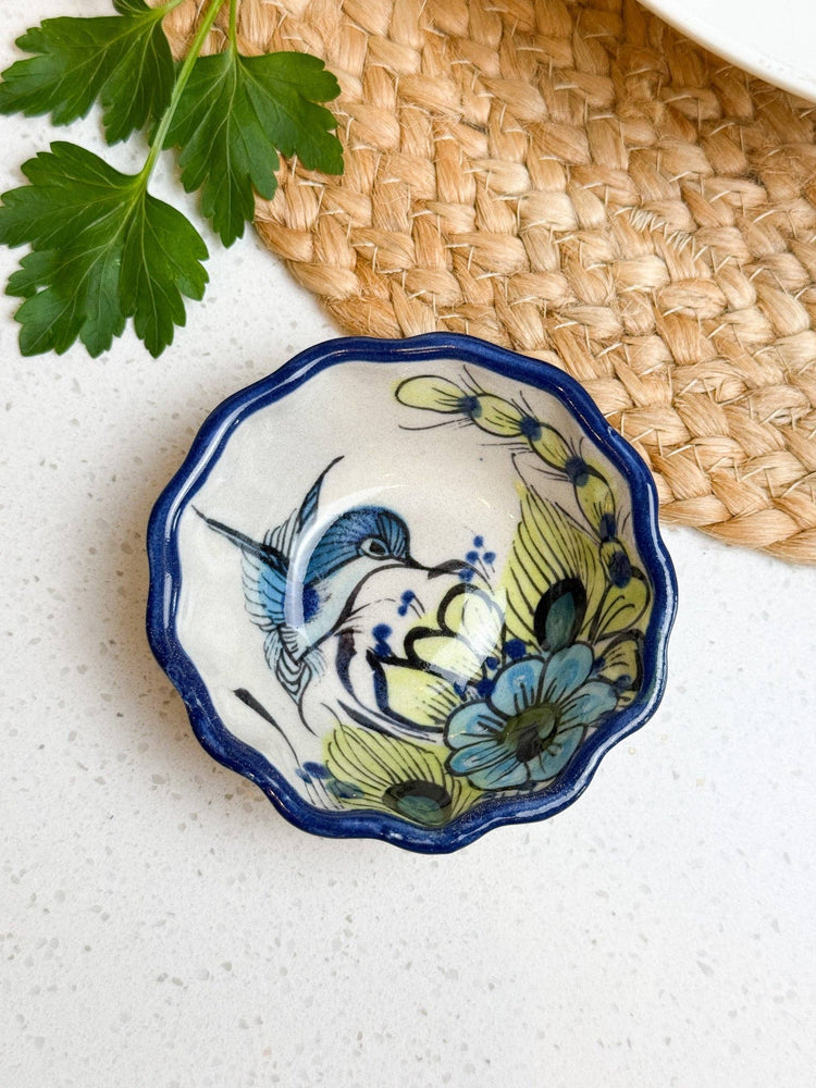 Hummingbird Ceramic Pinch Bowl