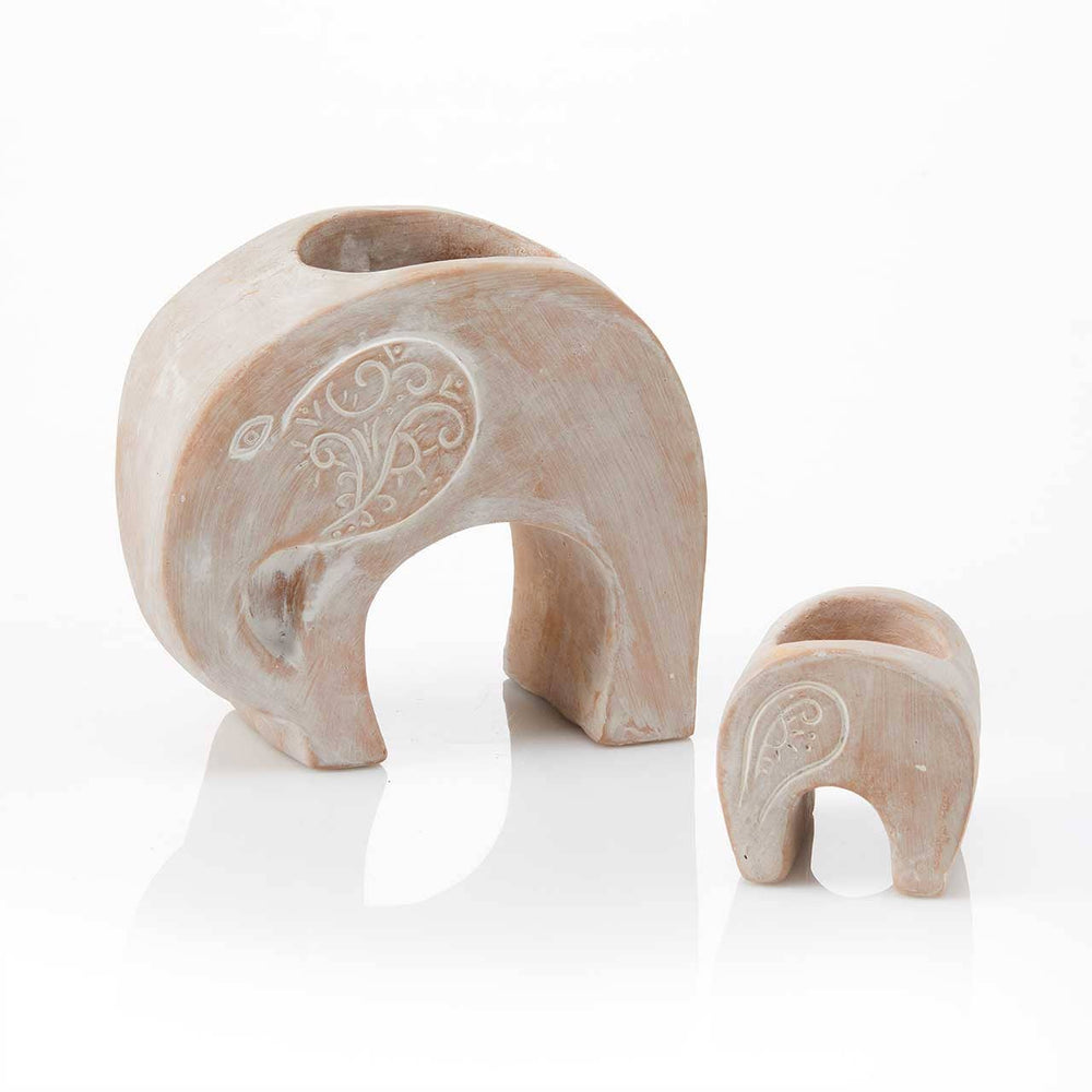 Elephant Family Planter Set