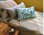 Bird Flock Applique Pillow
