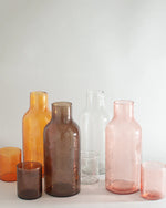 Recycled Carafe and Glass