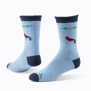 Wool Snuggle Socks Cardinal