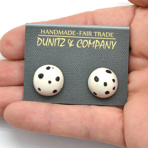 Ceramic Splatter Studs