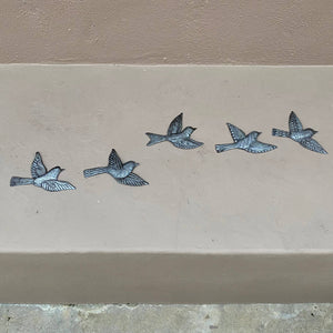 Mini Ornate Metal Birds