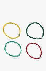 Cut Stone Elastic Bracelets