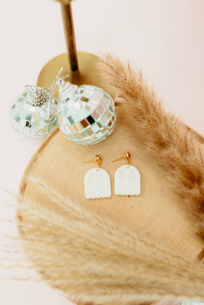 Casper the Ghost Earrings