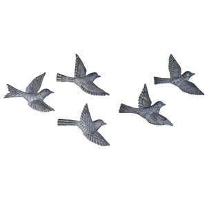 Mini Ornate Metal Birds