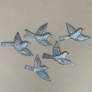 Mini Ornate Metal Birds